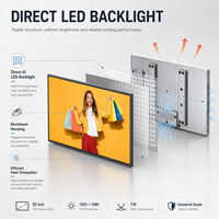 32 Zoll 3000 Nits Hochhelligkeits-LCD-Modul Temperaturbeständiges Outdoor-Display für Regionen mit heißem Klima Industriequalität