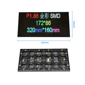 P1.86โปสเตอร์ติดกระจกตั้งพื้นสีเต็มรูปแบบในร่มหน้าจอ LED