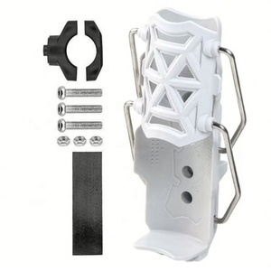Support <span class=keywords><strong>de</strong></span> bouteille pour scooter urbain, avec coussinet antichoc en caoutchouc épais, réglable et universel, pour <span class=keywords><strong>moto</strong></span>, porte-gobelet et porte-brosse - Product Image 5