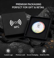 Tarjeta NFC Personalizada con Impresión, Etiqueta Adhesiva para Tarjetas de Visita, Contacto Inteligente sin Contacto para Comentarios de Clientes, Regalo Promocional