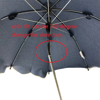 Parasol d'extérieur pour poussette avec pince, compact et portable, pour bébé, voiture, enfants, 70 cm