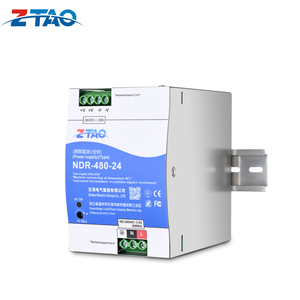 Fuente de alimentación conmutada para carril Din, 24V, 20A, 48V, 10A, <span class=keywords><strong>NDR</strong></span>, estilo de alimentación de carril DIN para cámaras CCTV, convertidor de CA a CC de 48V, 480W - Product Image 1