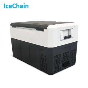 ตู้เย็นขนาดเล็กในรถยนต์ 12V DC คอมเพรสเซอร์ สีดำ สำหรับรถยนต์ออดี้ วัสดุ ABS กำลังไฟ 60W ความจุ 100 ลิตร พร้อมสารทำความเย็น รับประกัน รุ่น 100 - Product Image 3