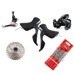 Grupo de Cambio SHIMANO 4700 de 2x10 Velocidades, <span class=keywords><strong>Desviador</strong></span> 4700 para Bicicleta de Carretera, Kit de Cambio de 20 Velocidades, 11-25, 12-28, 11-32T, Cadena de 10 Velocidades - Product Image 1