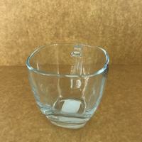 Meilleure vente 155ml carré moka Latte café tasse en verre à l'ancienne boire lait tasse jus thé eau tasses