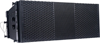Système de sonorisation ZETHUS Sound Town, quatre enceintes en ligne de 10 pouces en aluminium, deux transducteurs à compression en titane, pleine gamme/bi-amplification 550W