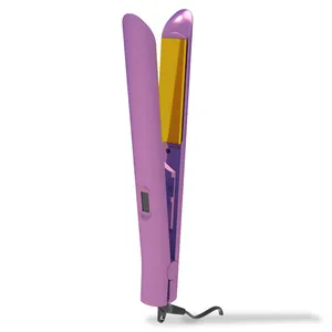 Custom Roze Keramische Steil Haar 1Inch Plancha De Pelo Mini Hair Straightening Flat Iron
