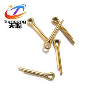 Boa qualidade Amarelo zincado DIN EN <span class=keywords><strong>ISO</strong></span> <span class=keywords><strong>1234</strong></span> Split Pins fixadores em estoque - Product Image 3