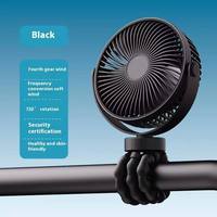Ventilateur de camping 7000 mAh avec pieds souples en forme de pieuvre, rechargeable par USB, double lumière, batterie externe pour tente et extérieur
