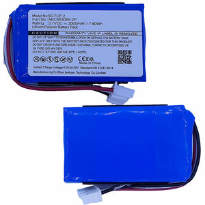 Flip2 JBL Flip 2 Bluetooth hoparlör için yedek pil ile 3.7v 2000mAh Batt tam kapasite hoparlör Baterika inşa - Product Image 5