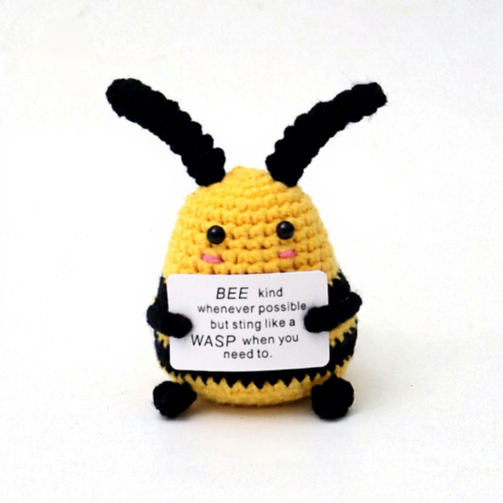 Carte b abeille à gros fond