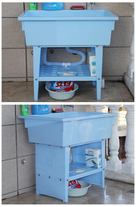 Factory Direct Modern Polypropylene Lab <strong>Sink</strong> Chemical Resistant Acid Proof Drainboard Eco-Friendly Easy Clean Washroom <strong>Bathroom</strong> - Product Image 2