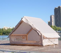 Tienda de Campaña Inflable de 6.3 Pies, Oxford de Alta Densidad, Impermeable, PVC Resistente, Resistente al Viento, Cómoda para Campamentos Familiares