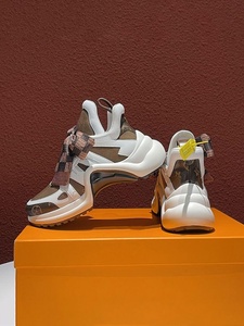 Mocassins de luxe de créateur avec soutien de la voûte plantaire, baskets épaisses pour hommes et femmes, chaussures décontractées en cuir véritable - Product Image 5