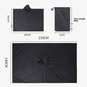 Una giacca impermeabile con cappuccio multifunzionale adatta A persone di tutte le età e generi per escursioni di alta qualità sotto <span class=keywords><strong>la</strong></span> pioggia - Product Image 5