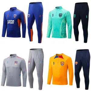 Luson haute qualité équipe Club formation costumes personnalisé Football uniforme survêtements pour hommes Football Uniormes De Futbol