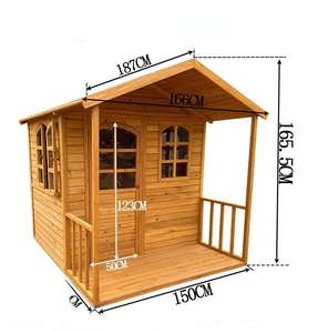 <span class=keywords><strong>Maison</strong></span> de jeu étanche pour enfants avec cadre en bois <span class=keywords><strong>Maison</strong></span> de jardin de style design pour enfants pour jardin - Product Image 6