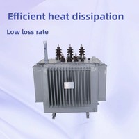 Transformateurs immergés dans l'huile 30/250/400/800 KVA ; Transformateurs de puissance triphasés haute tension S11 avec tension d'entrée 10-35 kV