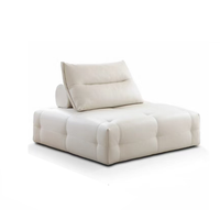 Nouveau design de canapé sectionnel en PU en forme de L avec mousse haute densité, design antidérapant, pas d'assemblage requis pour le salon