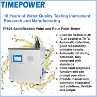 Probador Automático de Punto de Fluidez y Punto de Nublación TIMEPOWER, Velocidad de Enfriamiento Programable y Estándar, Pantalla Táctil LCD ASTM