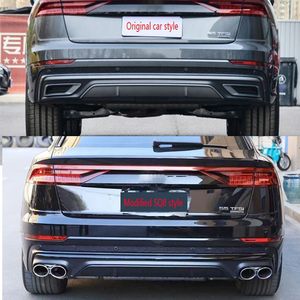 Diffusore posteriore SQ8 per auto Audi q8 refit SQ8 diffusore terminale di scarico scarico auto intera vendita diffusore per Q8 SQ8 labbro posteriore <span class=keywords><strong>2019</strong></span> 2020 2021 - Product Image 6