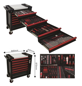 Chuyên Nghiệp <span class=keywords><strong>7</strong></span>-Ngăn Kéo Thép Công Cụ Xe Đẩy Đa Chức Năng Ô Tô Sửa Chữa Hội Thảo Tủ Giỏ Hàng OEM Cho Cơ Hội Nhà Để Xe - Product Image 4