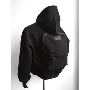 Vente en gros : Veste zippée à capuche pour homme, style cardigan, motif sac à dos 3D, de <span class=keywords><strong>marque</strong></span> tendance, décontractée, élégante, durable et polyvalente, pour l'hiver - Product Image 2