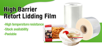 PET ALOX Rcpp Film Transparent Flexible en plastique pour l'emballage alimentaire