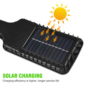 Solar Street <b>Light</b> 35W <b>LED</b> Outdoor Wall <b>Light</b> Remote Control Dimmable Human Body <b>Sensor</b> Courtyard Lighting - Product Image 4