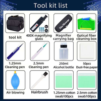 Stylo de nettoyage One Click 1,25/2,5 mm / Kit d'outils de nettoyage de fibres optiques SL-400X pour microscope à fibres optiques