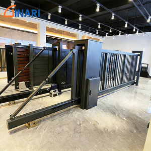 שער קנטיינאל אלומיניום שער פרטיות מערכת שער אלומיניום אוטומטי להולכי רגל שער כניסה - Product Image 1