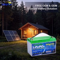 Batterie LiFePO4 rechargeable 24V 300AH Grade A 6000+ cycles Stockage domestique BMS intelligent Bluetooth Terminal M8 CE RoHS IP67 OEM ODM