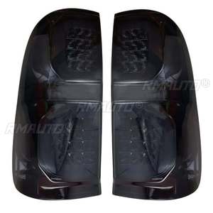 2 Luces Traseras LED Ahumadas para Toyota Hilux Vigo KUN26 SR SR5 Workmate 2004 2005 2006 - 2015, Luces de Freno y Reversa para Camioneta - Product Image 2