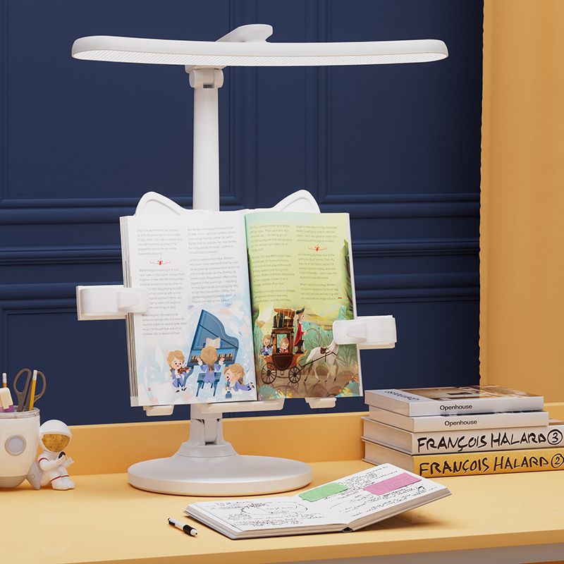 Led Learn Read Multifunctional Bracket Desk Lamp Eye Protection Light USB Charging Timing Stepless Dimming Lamp for Study Desk