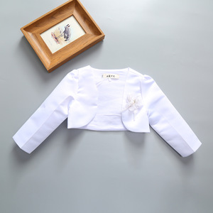 GE Flower Girl Sunblock Blanco <span class=keywords><strong>Rojo</strong></span> Cardigan Kid Graceful Wedding Party chal Nupcial Shawl <span class=keywords><strong>Bolero</strong></span> - Product Image 6