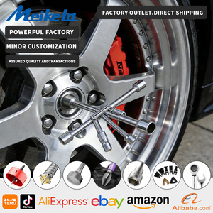 Foldable Cross 4-way <strong>Wrench</strong> Socket for Automobile Tire Maintenance <strong>Wrench</strong> Folding Torque <strong>Set</strong> <strong>Tube</strong> - Product Image 1