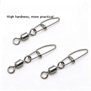 Conector Giratorio <span class=keywords><strong>de</strong></span> Acero Inoxidable con Cierre <span class=keywords><strong>de</strong></span> Seguridad para <span class=keywords><strong>Pesca</strong></span> <span class=keywords><strong>de</strong></span> Carpa, en Oferta - Product Image 6
