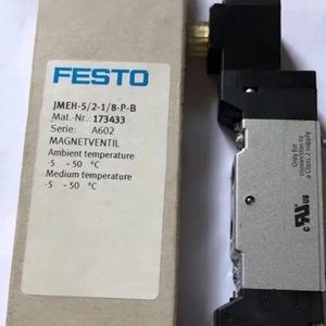 โซลินอยด์วาล์ว Festo รุ่น JMEH-5/2-1/8-P-B 173433 แบบแม่เหล็ก สำหรับใช้งานในอุตสาหกรรม - Product Image 1