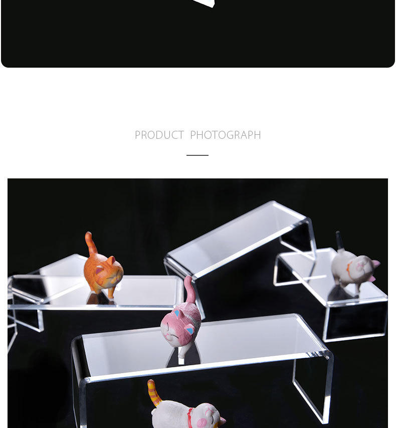 Transparent acrylic display riser display cabinet acrylic base display ...