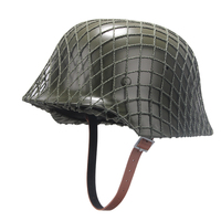 Casque de protection en acier vert M35, casque tactique de terrain vert, équipement de sécurité des forces spéciales