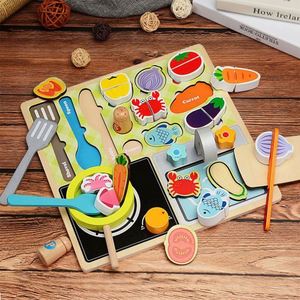 Toysrunner - Juego de Utensilios de Cocina Educativos Montessori de Madera Natural para Niños de 8 a 13 Años, Unisex - Juego de Imitación con Herramientas Pequeñas - Product Image 2
