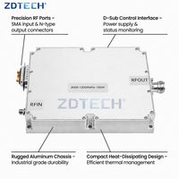 Module amplificateur de puissance SPPA large bande haute efficacité 8000-12000 MHz 100 W pour système radar