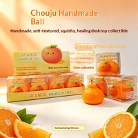 Bestseller - Jouet anti-stress créatif en forme de boule souple en plastique, imitation orange réaliste, blocs de construction en argile, pour les plus de 14 ans