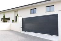 Abridor de puerta oscilante doble con Control remoto eléctrico duradero, puerta de entrada de aluminio automática para casa