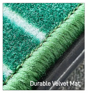 เกมฝึกซ้อมกอล์ฟแบบพกพาทั้งในร่มและกลางแจ้ง พร้อมปั๊มลมสำหรับปรับระดับความลาดเอียงและแผ่นรองกอล์ฟปรับระดับความลาดเอียงได้ - Product Image 4