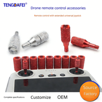 Manette de contrôle à distance allongée en alliage d'aluminium Tengdafei pour drone RC3/Mavic/Mini3 Pro, accessoires universels pour caméra d'action