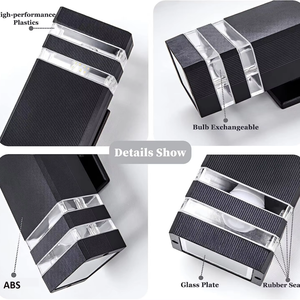 IP65 モダンホーム照明 上下ライト/屋外照明/ホテルヴィラ外壁取り付け防水ガーデンライト ABSウォールライト - Product Image 6