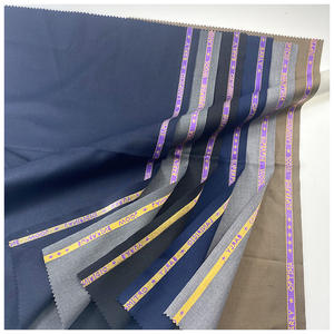 Tissu sergé de poids moyen en <span class=keywords><strong>viscose</strong></span>/<span class=keywords><strong>polyester</strong></span> extensible, résistant à l'eau <span class=keywords><strong>et</strong></span> aux plis, séchage rapide, teinture unie, pantalon de costume pour garçons, vêtements de travail - Product Image 1