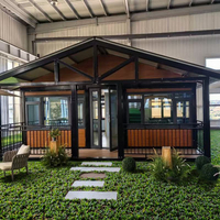 Maison conteneur préfabriquée extensible et respirante 20ft 40ft, design moderne, panneau sandwich, pour dortoir, chambre, salon, salle de sport, entrée
