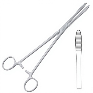 Pinces à éponges chirurgicales Colling 18 cm en acier inoxydable pour chirurgie générale, certifiées CE, prix de gros, personnalisables - Product Image 2